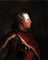 Frederick II of Prussia as Crown Prince in Profile